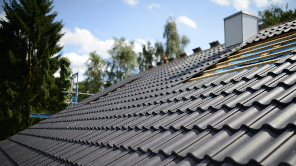 An image of a home roof